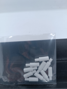 Article Lot de 10 pions blancs - TOUCHÉ-COULÉ