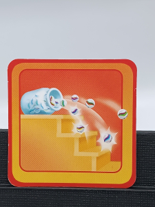 Article Grande carte "chute de billes dans l'escalier" - RÉVEILLE PAS PAPA