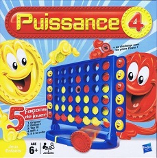 Image de la boite de jeu PUISSANCE 4 - 5 façons de jouer - HASBRO