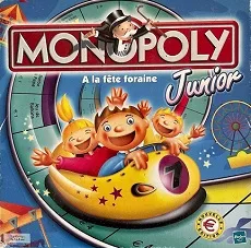 Image de la boite de jeu MONOPOLY JUNIOR - A LA FÊTE FORAINE (PETITE BOÎTE) - HASBRO