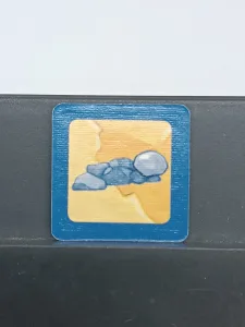 Article Carte pierre - bleu - LE TOMBEAU MAUDIT