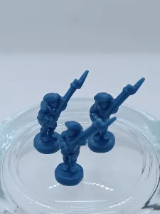 Article Infanterie - bleu (lot de 3) - RISK - La conquête du monde