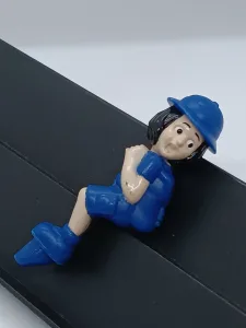 Article Alpiniste figurine femme - bleu - GAROBOUC