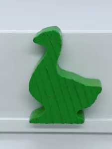 Article Oie en bois _ env 4 cm _ vert - DADA - OIE
