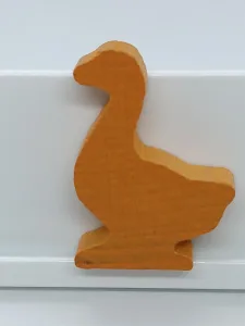 Article Oie en bois _ env 4 cm _ orange - DADA - OIE