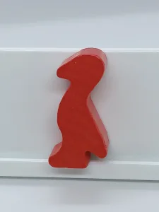 Article Oie en bois _ env 3,5 cm _ rouge - DADA - OIE