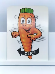 Article Carte Clic - CROQUE-CAROTTE