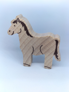 Article Cheval beige - HOP! HOP! GALOPONS!