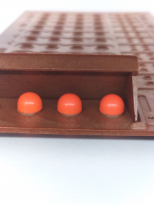 Article Orange vif (lot de 3 pions) - HYPER MASTER MIND