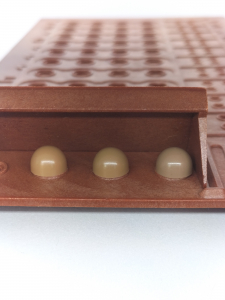 Article Marron/taupe (lot de 3 pions) - HYPER MASTER MIND