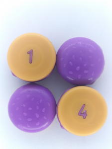 Article Lot de 4 Burgers violets - Type A - CUISTO DINGO