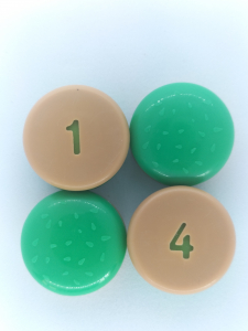 Article Lot de 4 Burgers verts - Type B - CUISTO DINGO