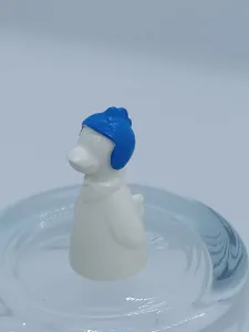 Article Poule coiffe Casque Bleu - PANIC O POULAILLER