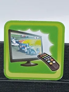 Article Carte "TV" - RÉVEILLE PAS PAPA Version grandes cartes