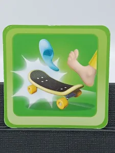 Article Carte "skateboard" - RÉVEILLE PAS PAPA Version grandes cartes