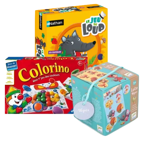 Lot de jeux pour enfants